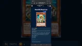 شرح بطاقات ماستر دول وحش(Heraldic Beast Leo)