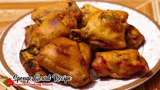 Yummy Sponge Gourd Cooking Shrimp | Sponge Gourd Fry Recipe