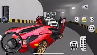 New Red Rexton SUV car in Parking Garage.Funny Driver - 3D Driving Class Simulation-Android gameplay