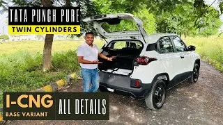 New Tata Punch Pure i-CNG Walkaround in English | Punch Pure CNG | Auto Quest