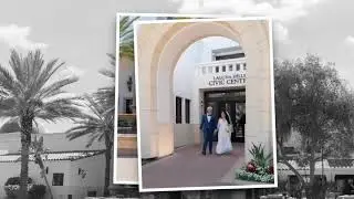 Courthouse wedding in The Laguna Hills Civic Center in Orange County