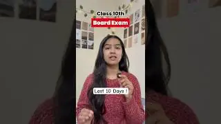 Haven&rsquo;t Studied Anything ? Last10 Days Strategy for Class 10 😱 2026 Board Exam