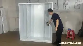 Assembly Instruction - Four Sliding Door Printing Wardrobe