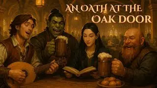An Oath at the Oak Door | Tavern & Adventurer&rsquo;s Folk Anthem | Lyrics Video | The Traveling Tankard