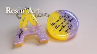 DIY Personalized Resin Keychain | Easy Gift Idea | Beginner-Friendly | Step-by-Step Tutorial