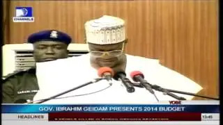 2014 BUDGET: Ibrahim Geidam, Yobe State Governor Proposes N102.9Bn Pt. 8