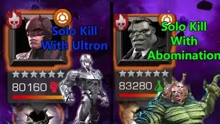 Variant 6 Chapter 3 Both Boss Fights Solo Kills!! | Marvel Contest Of Champions