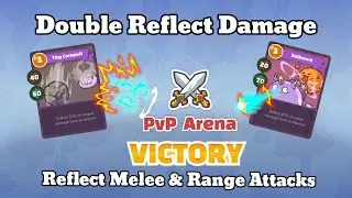 Double Reflect Damage Reptile vs Bird + Beast in 1v2 PvP Arena - Axie Infinity