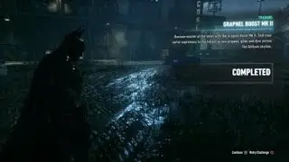 How to Complete Grapnel Boost MK II Training on BATMAN™: ARKHAM KNIGHT
