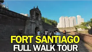 Fort Santiago Full Walk Tour Intramuros Manila..Pasyalan after Simbang gabi