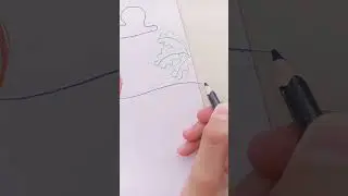 Летний пляж 🌅🏝️#art #рекомендация #tutorial #diy