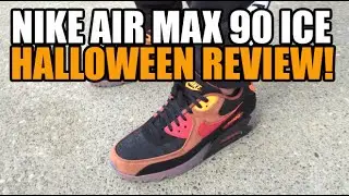 Glowing Nike Air Max 90 Ice HW (Halloween) QS Review + On Foot