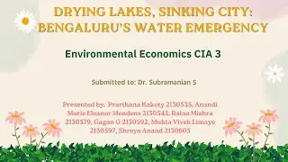 Drying Lakes, Sinking City: Bengaluru&rsquo;s Water Emergency