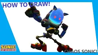 How To Draw CHAOS SONIC!
