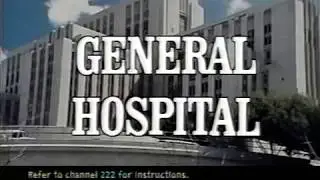 General Hospital December 13, 1979 Closing