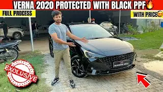 Hyundai Verna 2020 Black PPF Installation✅| The Detailing Heroes