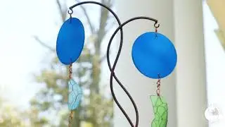Glass and Metal Double Wind Chime