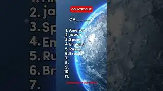 Угадайте эти страны по первым двум буквам? 🌍 #викторина #страна #угадай