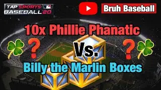 Will My Luck Turn Around? 10x Phillie Phanatic Vs. Billy the Marlin Boxes - Tap Sports Baseball 2020