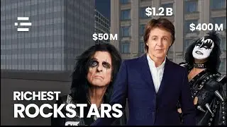 Richest Rock Stars in the World (3D Comparison)