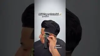 Mid Taper Fade Tutorial with Clipper Detailing #fade #barber #taper