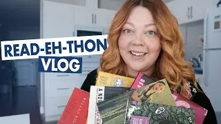 a chaotic reading vlog | The Read-EH-Thon [CC]
