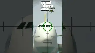 SHOOT A SNIPER SHOT ON PLANE PILOT GTA EVOLUTION #gta #gta5 #gtasanandeas #gtav #gta6 #games #shorts