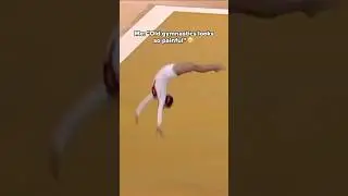 What is it with college gymnasts and these bellyflops😂 #gymnastics #bellyflop #tumbling #college