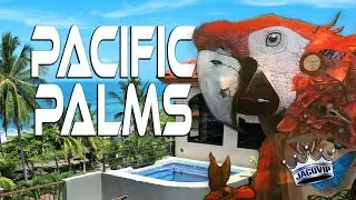 Pacific Palms Jaco vacation rental villa in Costa Rica with rooftop jacuzzi and ocean sunset views!