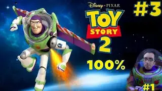 Toy story 2 - PS1 100% Walkthrough - Parte 3 - Cantiere edile