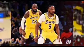 First Ever Father & Son Duo in the NBA &mdash; LeBron and Bronny James!