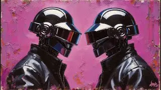 💿 Retro Sunset Dimension 🌌 Chill Funk x Daft Punk Inspired Beach Lounge!