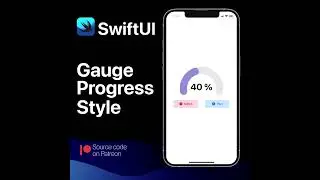 SwiftUI - Gauge progress style | Progress View