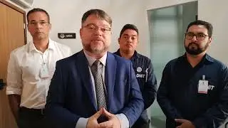 REPRESENTANTE DO DENIT-SE Dr. HALPHER LUIGGI E SUA EQUIPE FALA DAS OBRAS DE INFRAESTRUTURA DA BR 101