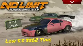 Low 5.5 Nissan 350z Nismo Fastest Tune - No Limit Drag Racing 2