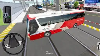 New Express Bus VS Bullet Train 🚂 Extreme Speed Test | 3 D Driving Class 2026 Gameplay