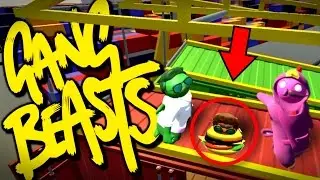 PERDENDO A CABEÇA 😂 | Gang Beasts Online ( Momentos Engraçados )