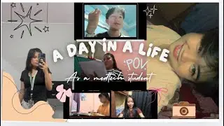 VLOG - A DAY IN OUR LIFE AS A MEDTECH STUDENT ⋆˚࿔