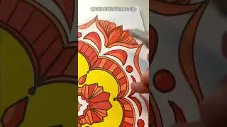 Color Therapy Moment 🎨 Mandala Coloring ASMR