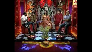 Anindya and Ambarish in a lighter mood sharing wonderful moments, chatting at ABP Ananda s