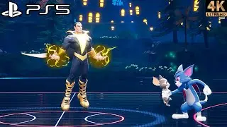 Multiversus Black Adam VS Tom and Jerry Gameplay PS5 4K 60FPS