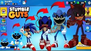 NEW EVOLUTION OF CURSE SONIC EXE in STUMBLE GUYS