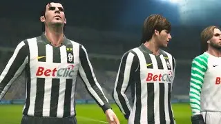 Полный матч &laquo;Ювентус&raquo; &mdash; &laquo;Рома&raquo; | PES 2011: симуляция ИИ (CPU против CPU)
