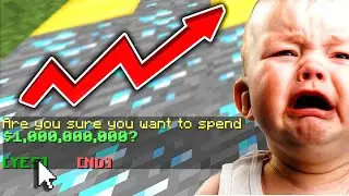Spending $1,000,000,000 on my MINECRAFT SKYBLOCK ISLAND! #23 (Minecraft Skybounds)