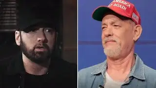 Эминем просто ОТРЕАГИРОВАЛ на скетч Тома Хэнкса &laquo;Черная опасность&raquo; с Трампом в SNL