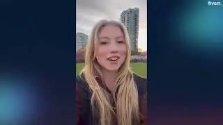 I will be your female spokesperson video actor | Link in description 👇🏼