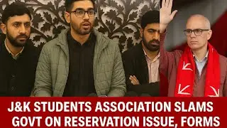 J&K Students Association Slams Govt on Reservation Policy | Forms 10-Member Committee