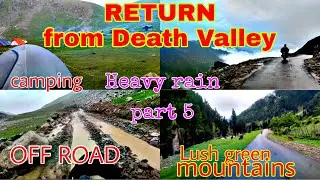Return From valley of Death | Margan top | Dangerous off road #heavyrain #dreamkashmir #motovlog