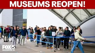 Smithsonian museums in DC reopening after government shutdown