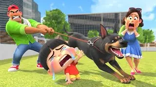 🎬 Sinchen was bitten by a dog 😳 INDIAN THEFT AUTO SIMULATOR